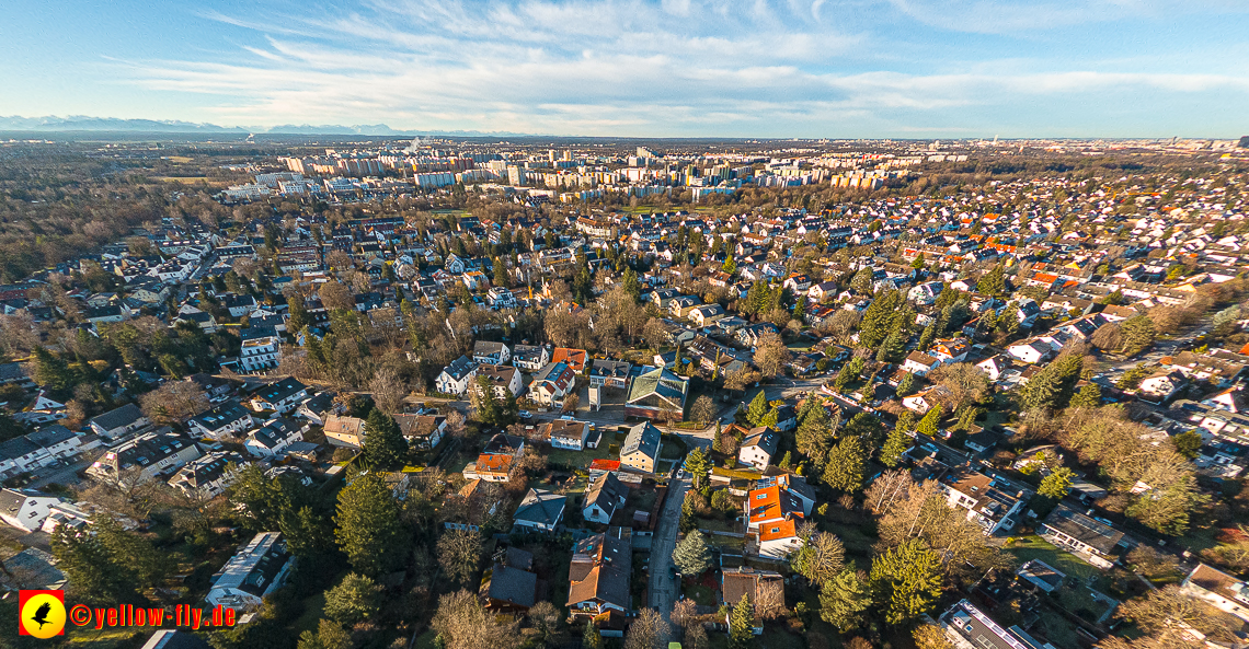 16.01.2023 - Luftbilder vom Marx-Zentrum und Gartenstadt Trudering